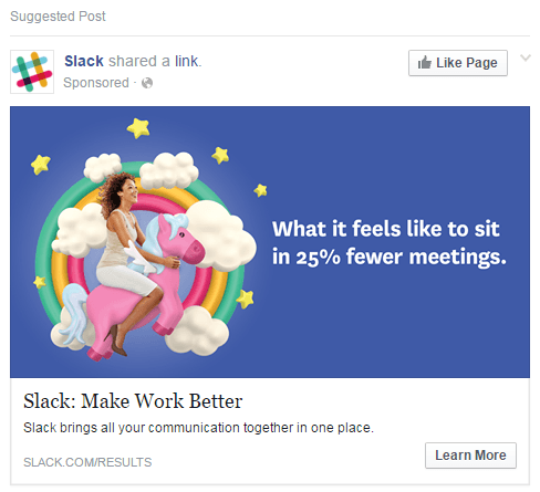 Facebook Ad Design - Slack