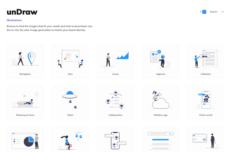 Landing Page Illustrations Undraw