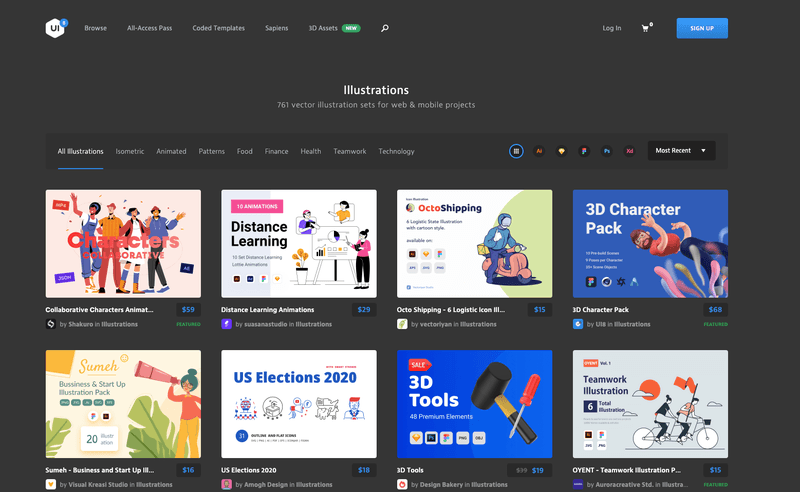 Landing Page Illustrations