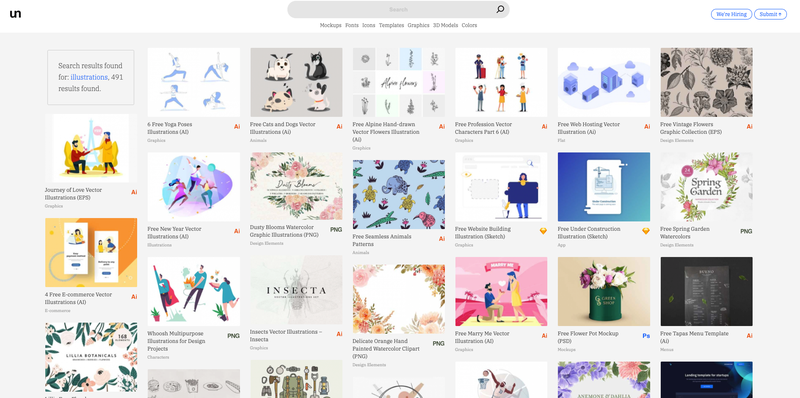 Landing Page Illustrations Unblast