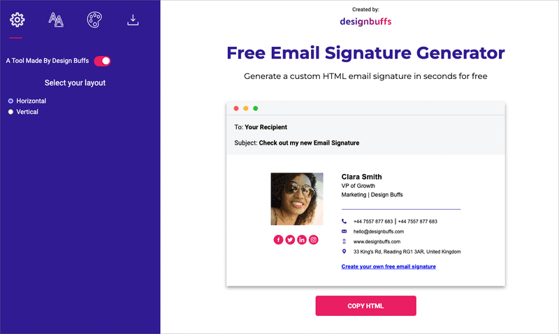 email signature design